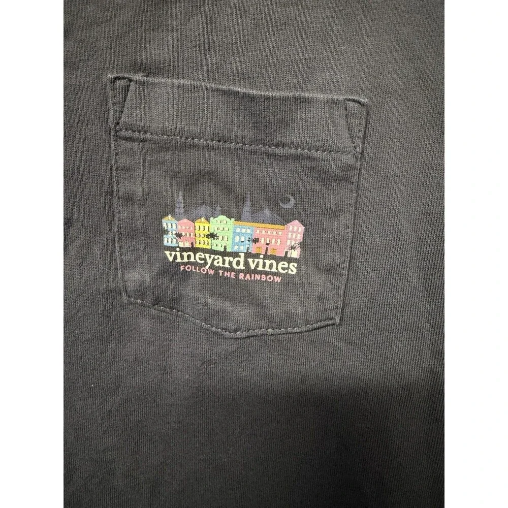 Kids Vineyard Vines Long Sleeve Charleston T Shirt Size 7
